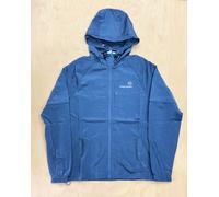 Sergio Tacchini Mens Maldini Hooded Jacket Vintage Indigo Blue Casuals terrace