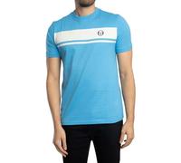 Sergio Tacchini Men's Master T-Shirt, Azure Blue/Gardenia, XL