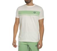 Sergio Tacchini Men's Master T-Shirt, Gardenia/Quiet Green, S