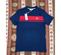 Sergio Tacchini Mens Master T-Shirt Maritime Blue Adrenaline Rush Supermac