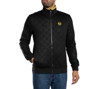 Sergio Tacchini Men's Mono Logo Track Jacket, Black, L