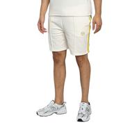 Sergio Tacchini Men's Monte Velour Sweat Shorts, Gardenia/Maritime Blue, XL