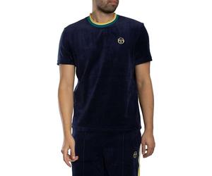 Sergio Tacchini Men's Monte Velour T-Shirt, Maritime Blue, 3XL