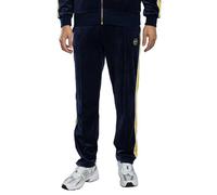 Sergio Tacchini Men's Jogging Bottoms Monte Velour, Maritime Blue/Mango Mint, Maritime Blue/Mango Mint, L