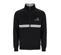 Sergio Tacchini Men's New Dallas Track Jacket, Black/White, L