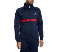 Sergio Tacchini Men's New Dallas Track Top Maritime Blue/White/Adrenaline Rush Medium