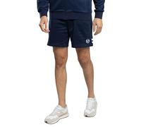 Sergio Tacchini Men's New Orion Sweat Shorts, Maritime Blue/White, L