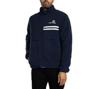 Sergio Tacchini Men's New Supermac Borg Fleece Jacket, Maritime Blue/White