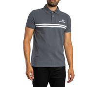 Sergio Tacchini Men's New Supermac Polo Shirt, Turbulence/White