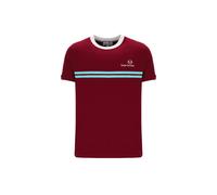 Sergio Tacchini Men's New Supermac T Rhubarb/Gardenia/Aruba Blue | Size: Medium Sergio Tacchini Multicolor M
