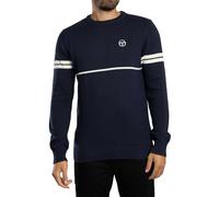 Sergio Tacchini Men's Orion Knitted Sweatshirt, Maritime Blue/Gardenia, XXL