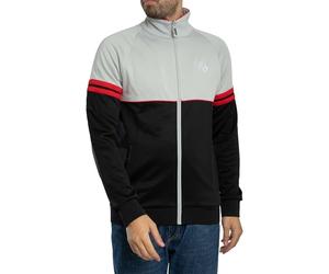 Sergio Tacchini Men's Orion Track Jacket, Grey/Black/Red, XXL