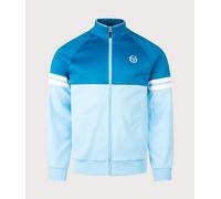 Sergio Tacchini Men's Orion Track Jacket, Mykonos Blue/Baltic Sea/Gardenia, L