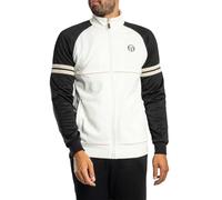 Sergio Tacchini Men's Orion Track Top Jacket Gardenia/Black/Peyote