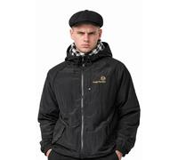 Sergio Tacchini Mens Outdoor Terrace Casuals Jacket Hooded Maldini Black Gold