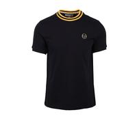 Sergio Tacchini Mens Rainer Ss T-shirt Black/Gold - Size X-Large