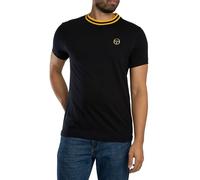 Sergio Tacchini Men's Rainer T-Shirt, Black/Gold, L