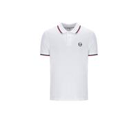 Sergio Tacchini Men's Sergio 020 Polo White/Black/Adrenaline Rush in White | Size: Medium Sergio Tacchini White M