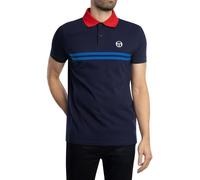 Sergio Tacchini Men's Supermac Polo Shirt, Maritime Blue/Adrenaline Rush/Nautical, L