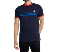 Sergio Tacchini Men's Supermac T-Shirt, Maritime Blue/Adrenaline Rush/Nautical, M