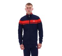 Sergio Tacchini Men's Damarindo Track Jacket, Maritime Blue/Adrenaline Rush, L