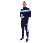 Sergio Tacchini Mens Tracksuit Damarindo Track Top and Bottoms Blue / Baltic Sea
