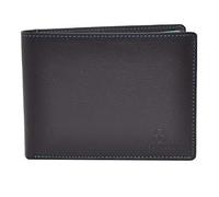 SERGIO TACCHINI, Men's Wallet In Genuine Leather, Resistant, Thin, Card Holder, Multicolor Interior Testa Moro Classico Slim Classic Slim