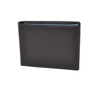 SERGIO TACCHINI, Men's Wallet In Genuine Leather, Resistant, Thin, Card Holder, Multicolor Interior Testa Moro Classico Classic
