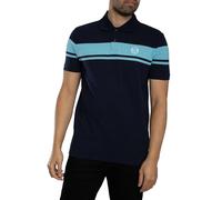 Sergio Tacchini Men's Young Line Polo Shirt, Maritime Blue/Baltic Sea, L