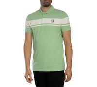 Sergio Tacchini Men's Young Line Polo Shirt, Quiet Green/Gardenia