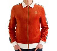 Sergio Tacchini Monte Velour Track Top Burnt Orange/Gardenia
