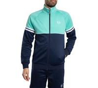 Sergio Tacchini Men's Orion Track Jacket, Pool Blue/Maritime Blue/White