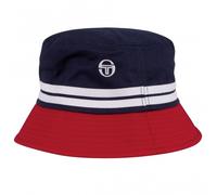 Sergio Tacchini Stonewoods Bucket Hat - Maritime Blue/Adrenaline Rush