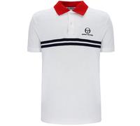 Sergio Tacchini Supermac MK2 Polo Shirt - White/Rush S S