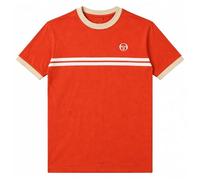 Sergio Tacchini Supermac T-Shirt (UK, Alpha, L, Regular, Regular, Rooibos Tea/Mojave Desert/Gardenia)