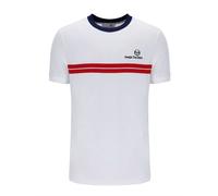 Sergio Tacchini Supermac T-Shirt White Maritime Blue Adrenaline Rush Red Master