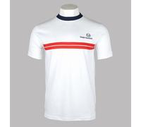 Sergio Tacchini Supermac T/Shirt, White/Navy/Red UK S - XXL
