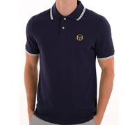 Sergio Tacchini Tipped Polo Shirt Navy Blue/Gardenia