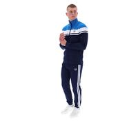 Sergio Tacchini Tracksuit Mens Damarindo in Directore Blue White Maritime Blue