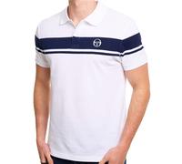 Sergio Tacchini Young Line Men's Polo Shirt White/Navy Blue, White/Navy Blue, S