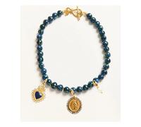 Seria 2 necklace Blue one size