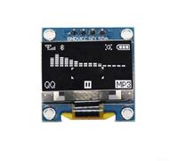 Serial 74Pin 0 96in For OLED Display Module Screen Board with I2C IIC Interface for Arduino Featuring Embedded Controller and 128x64 Resolution (White 4 Pin)