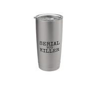Serial Bug Killer Funny Pest Control Technician Exterminator Stainless Steel Insulated Tumbler