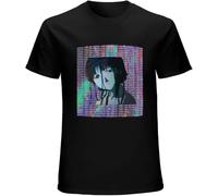 Serial Experiments Lain Mens Black T-Shirt Top Unisex Tee