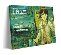 Serial Experiments Lain Poster Anime Vintage Poster Canvas Wall Art Decor Painting for Home Living Room Bedroom 08x12inch(20x30cm) Frame-style