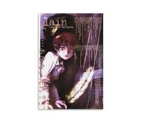 Serial Experiments Lain Poster Anime Vintage Poster Canvas Wall Art Decor Painting for Home Living Room Bedroom 12x18inch(30x45cm) Unframe-style