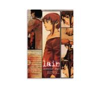 Serial Experiments Lain Poster Anime Vintage Poster Canvas Wall Art Decor Painting for Home Living Room Bedroom 12x18inch(30x45cm) Unframe-style
