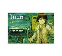 Serial Experiments Lain Poster Anime Vintage Poster Canvas Wall Art Decor Painting for Home Living Room Bedroom 12x18inch(30x45cm) Unframe-style