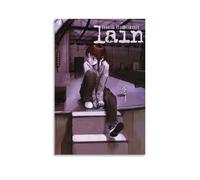Serial Experiments Lain Poster Anime Vintage Poster Canvas Wall Art Decor Painting for Home Living Room Bedroom 12x18inch(30x45cm) Unframe-style