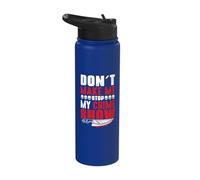 Serial Killer Documentary True Crime Show Junkie True Crime Stainless Steel Insulated Water Bottle